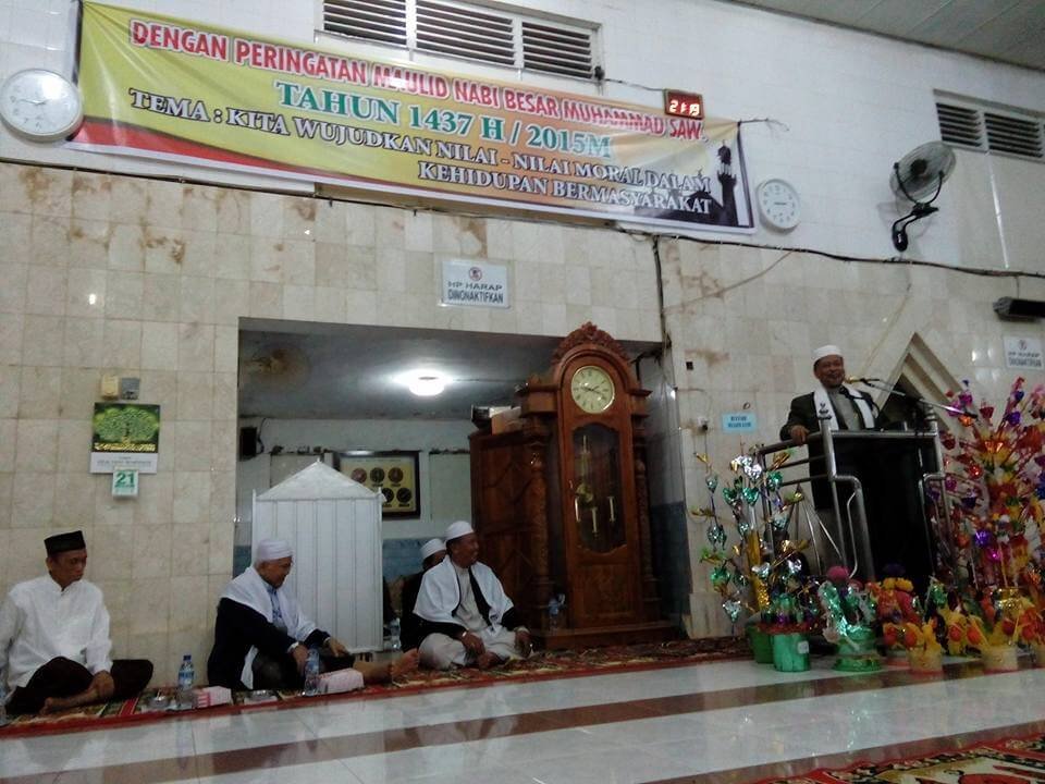 Pengurus Masjid Jami Peringati Maulid