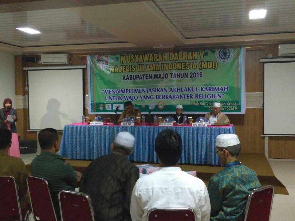 Musda MUI Wajo Ke Lima Tahun 2016