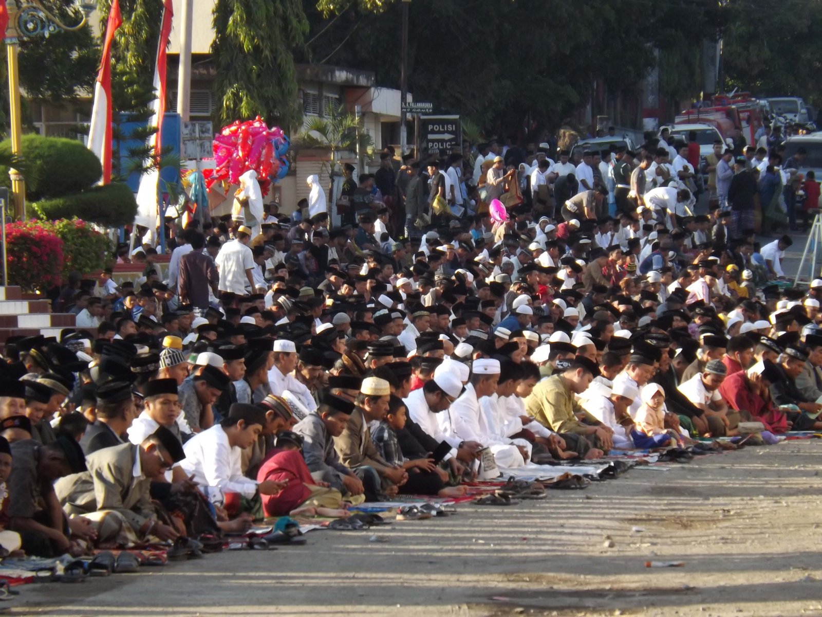 Perayaan Idul Adha di Lapangan Merdeka Sengkang