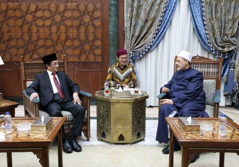 AG. Prof. Dr. H. Nasaruddin Umar, MA., Bertemu Grand Syekh Al-Azhar di Kairo, Perkuat Kerja Sama Pendidikan Kader Ulama