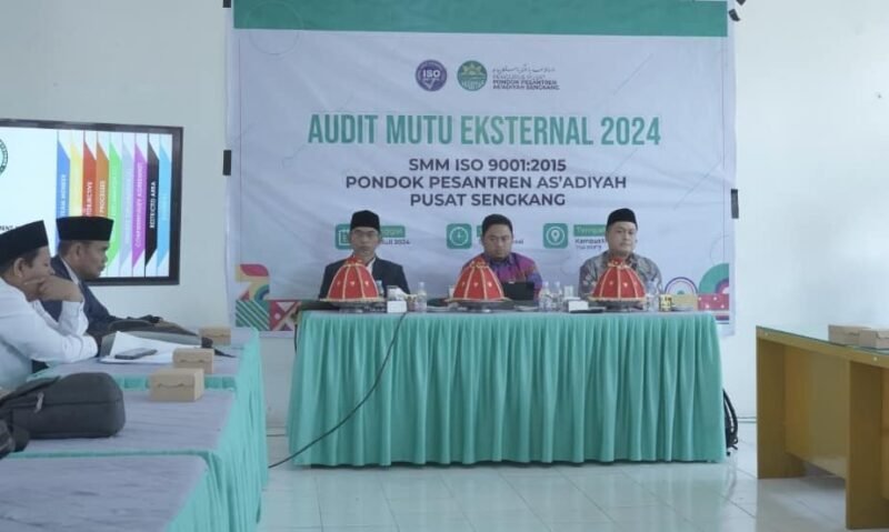 Demi Menjamin Muttu Pelayanan Pendidikan, Pondok Pesantren As'adiyah Melakukan Audit ISO 9001:2015