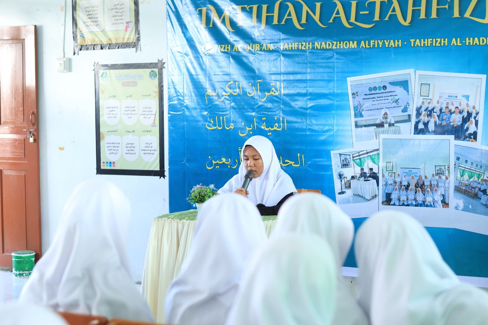 Evaluasi Hafalan Santri: PDF Ulya As’adiyah Putri Gelar Imtihan Tiga Bidang Keilmuan