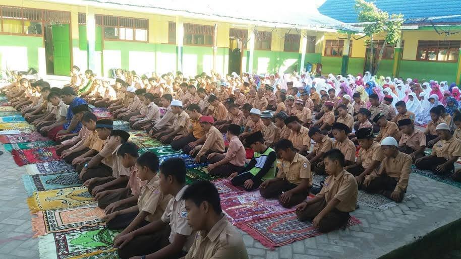 MI As'adiyah Se Nyamuk Gelar Shalat Dhuha