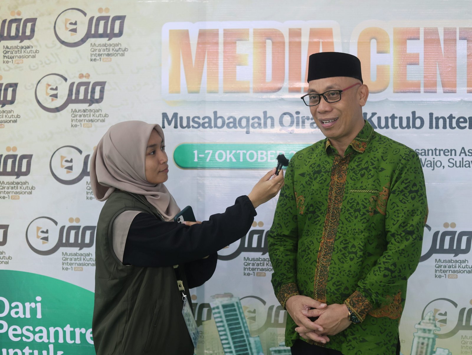Kepala Bidang Pendidikan Diniyah dan Pondok Pesantren Kanwil Kemenag Sulsel Hadiri MQKI 2025 di As’adiyah.