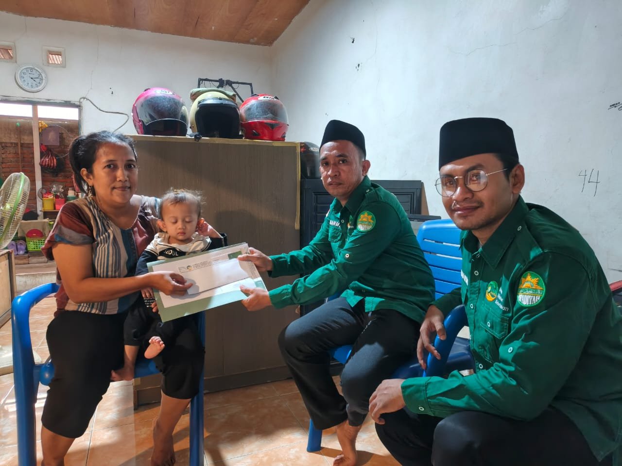 Lazis As'adiyah Salurkan Bantuan untuk Bayi Gizi Buruk Lewat Program Peduli Stunting