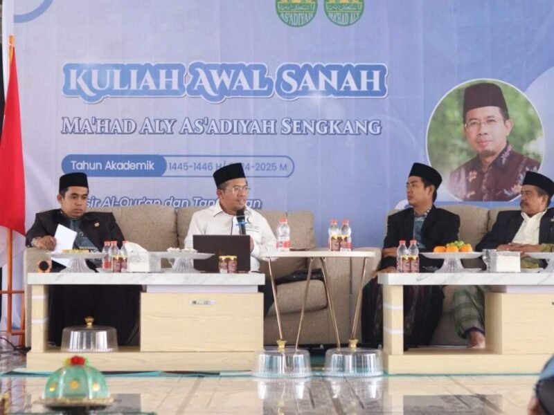 Ma'had Aly As'adiyah Sengkang Gelar Kuliah Awal Sanah Hadirkan Dr. H. Muhlis Muhammad Hanafi, Lc., MA