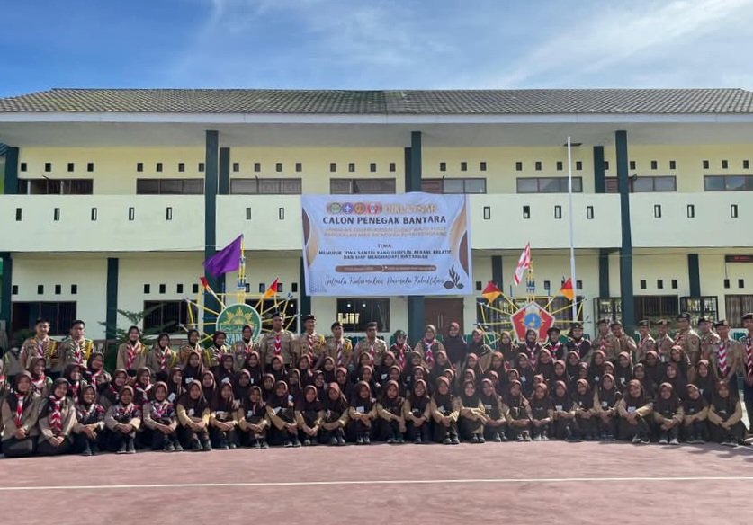 MAS As’adiyah Putri Sengkang Gelar Diklatsar Calon Anggota Pramuka untuk Santri yang Disiplin, Berani, dan Kreatif