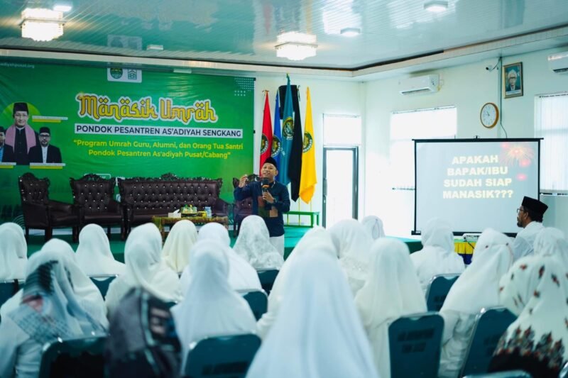 Melancarkan Pemberangkatan Umrah Perdana. Podok Pesantren As'adiyah Menggelar Manasik Umrah yang Kedua