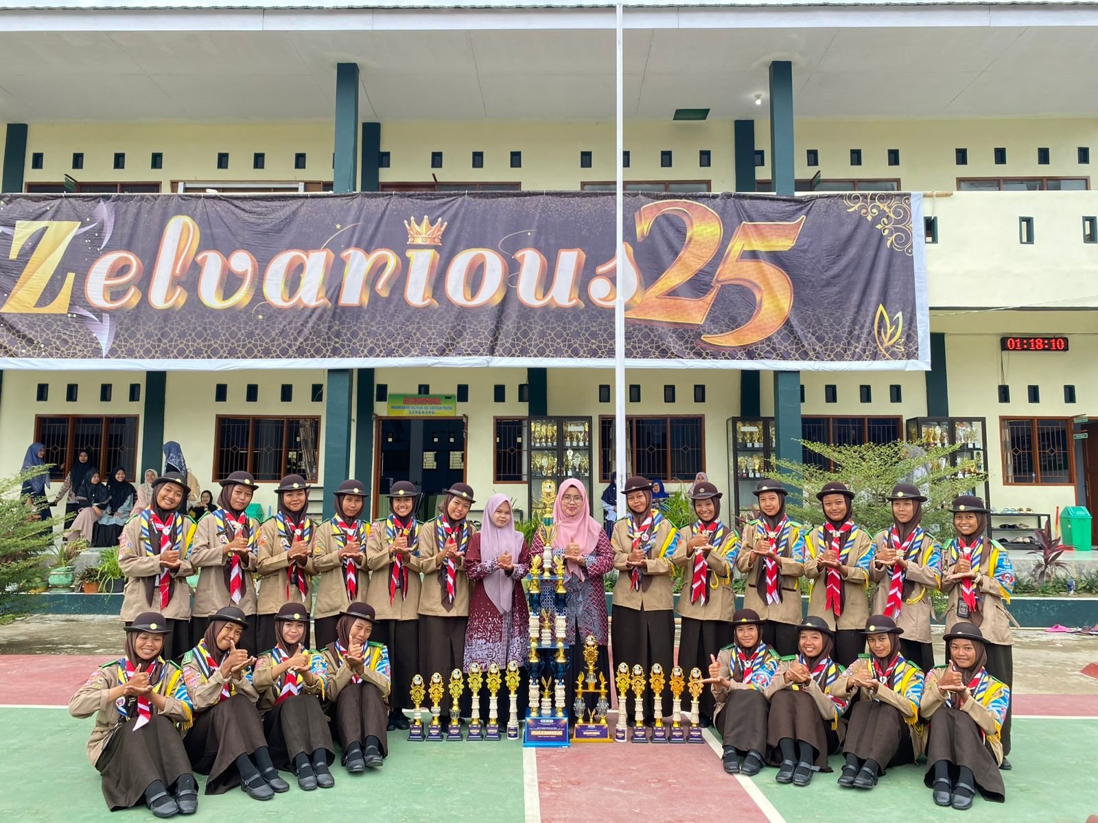 Meriahkan Kemah Baden Powell's Day 2025, MAS As'adiyah Putri Sengkang Raih Juara Umum