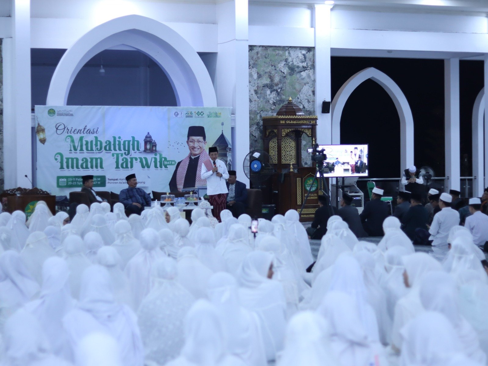 Orientasi Mubaligh dan Imam Tarawih 1447 H, Ketua Umum As’adiyah Tekankan Dakwah Berakhlak dan Moderat