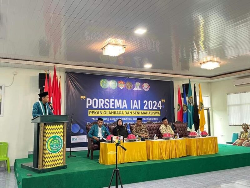 Pembukaan PORSEMA Berlangsung Meriah: Pesta Bakat dan Semangat Juang Mahasiswa IAI As'adiyah Sengkang 2024