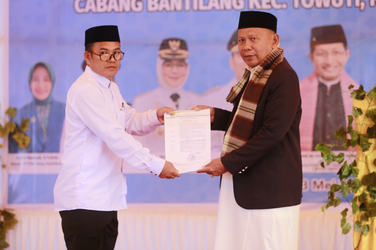 Pengurus Pusat Ponpes As’adiyah Hadiri Pelantikan dan Peresmian Pondok Tahfiz Babul Khair Cabang Bantilang