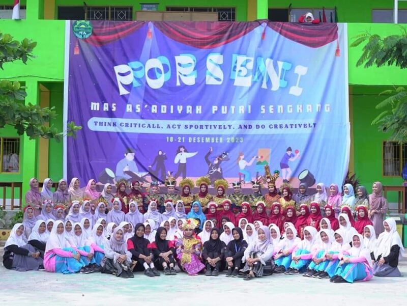 Pesta Bakat dan Semangat Sportifitas: Pembukaan Porseni MAS Putri dan PDF Ulya As'adiyah Putri