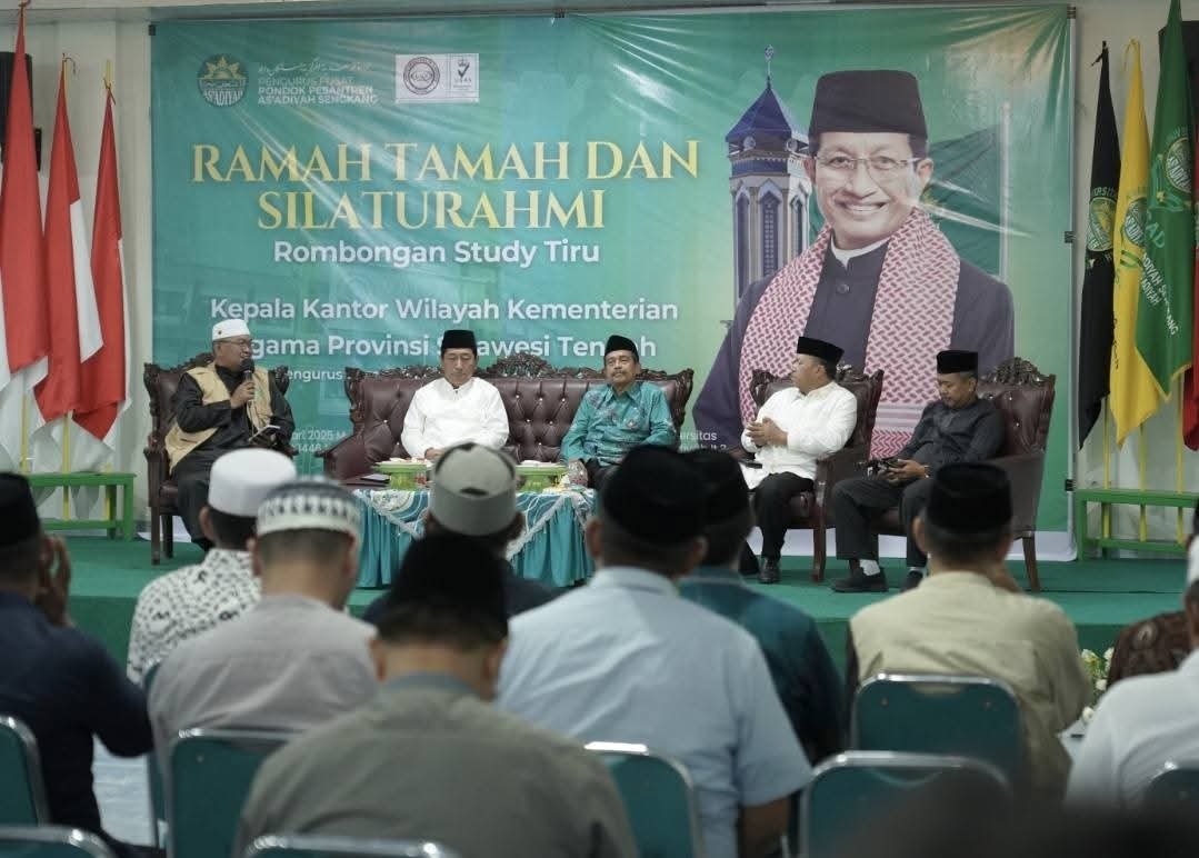 Pondok Pesantren As'adiyah Gelar Ramah Tamah dengan Rombongan Studi Tiru Kanwil Kemenag Sulteng