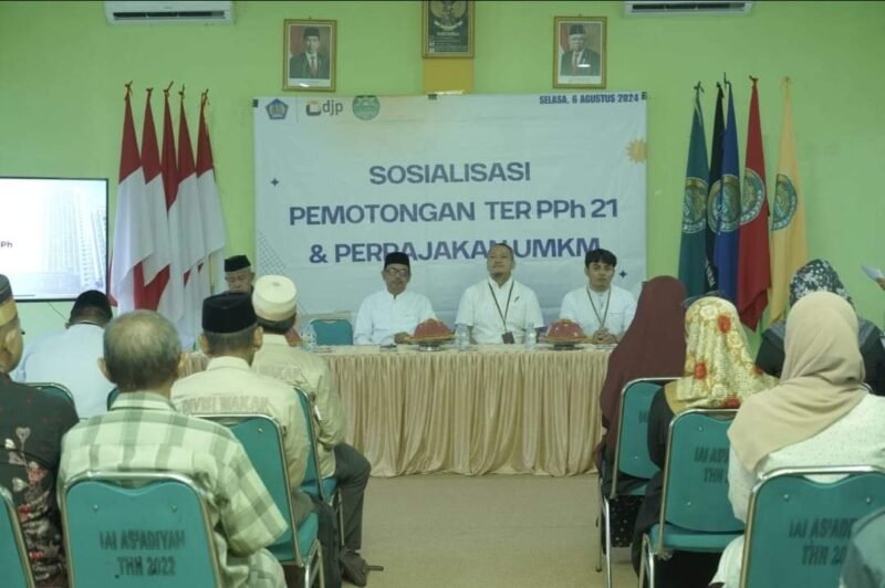 Pondok Pesantren As'adiyah Menfasilitasi Sosialisasi Pemotongan Ter PPh 21 dan Perpajakan UMKM