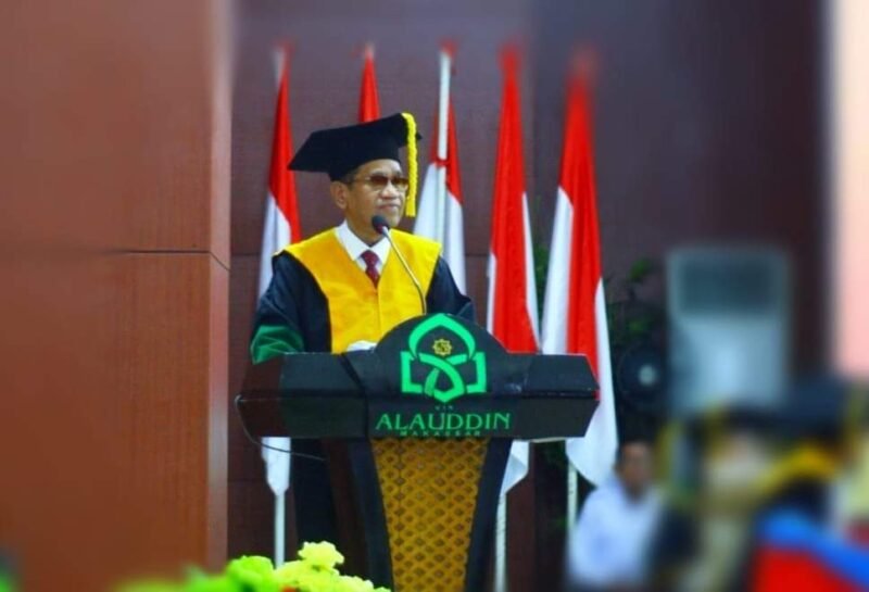 Prof. KH. Hamzah Harun, Alumni Terbaik As'adiyah, Dikukuhkan sebagai Guru Besar UIN Alauddin Makassar