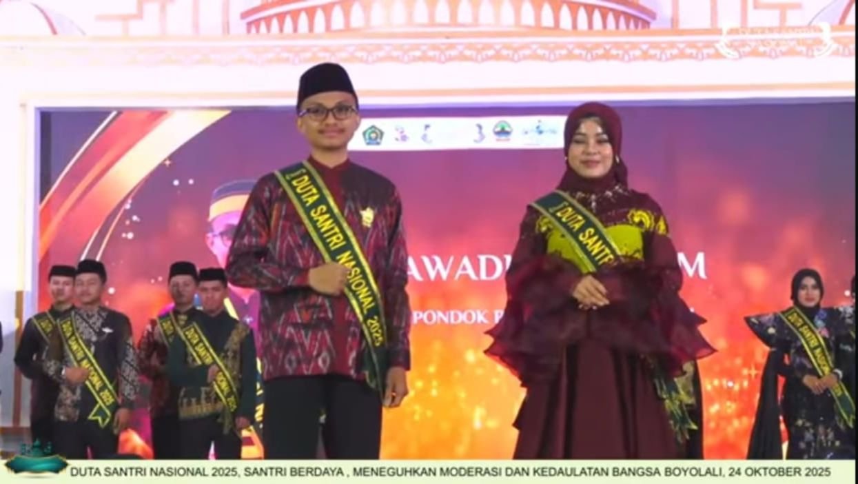 Santri As’adiyah, Awadh Al-Karim, Raih Predikat Best Performance Putra di Ajang Duta Santri Nasional 2025