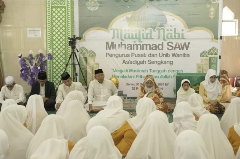 Unit Wanita As'adiyah Gelar Peringatan Maulid Nabi Muhammad SAW, Hadirkan Gurutta Dr. Hj. Indo Santalia, M.Ag